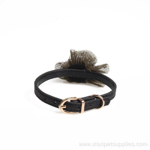 Latest Good Quality Fashion Luxury Flower Dog Collar